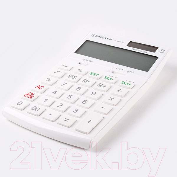 Изображение товара Калькулятор Darvish DV-2666T-12W (белый)