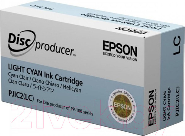 Изображение товара Картридж Epson C13S020448 (PP-100, Cyan Light)