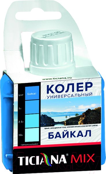 Изображение товара Колеровочная паста Ticiana Mix Универсальная (80мл, байкал)