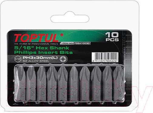 Изображение товара Набор бит Toptul FSBA1001G
