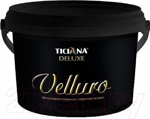Изображение товара Защитно-декоративный состав Ticiana Deluxe Velluro (900мл, soft silver)