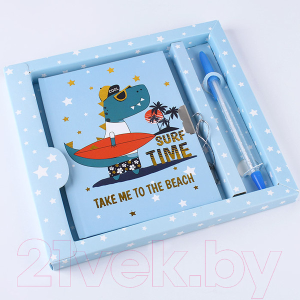 Изображение товара Записная книжка Darvish Динозаврик с ручкой / DV-12951