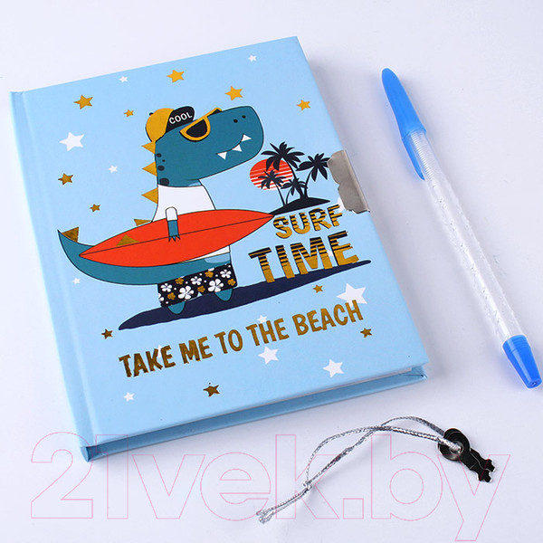 Изображение товара Записная книжка Darvish Динозаврик с ручкой / DV-12951