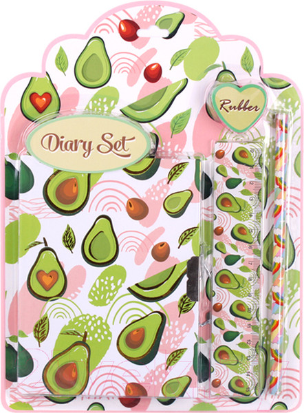Изображение товара Записная книжка Darvish Авокадо / DV-12952 (4 предмета)