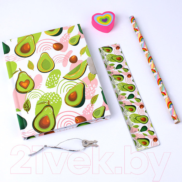 Изображение товара Записная книжка Darvish Авокадо / DV-12952 (4 предмета)