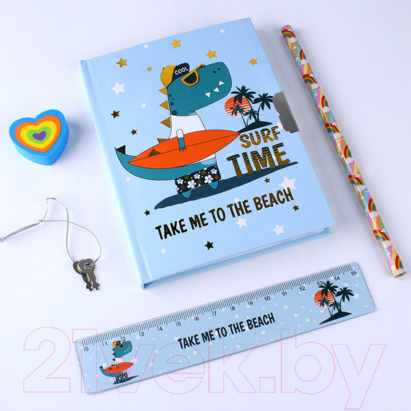 Изображение товара Записная книжка Darvish Динозаврик / DV-12954 (4 предмета)