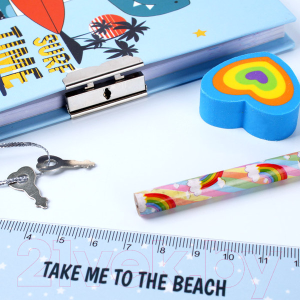 Изображение товара Записная книжка Darvish Динозаврик / DV-12954 (4 предмета)