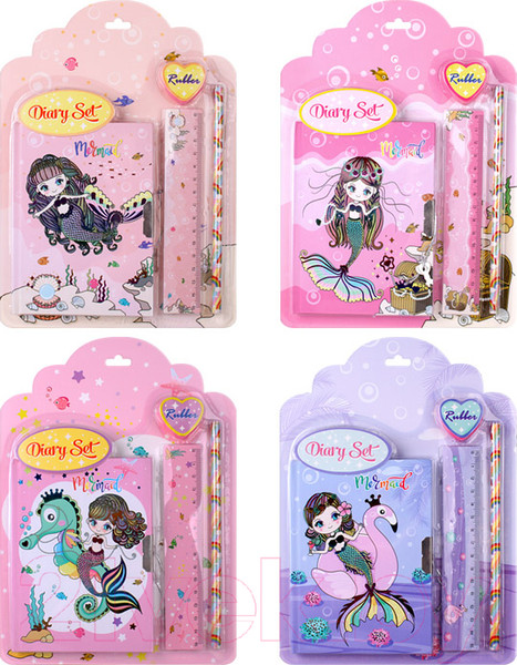 Изображение товара Записная книжка Darvish Русалочка / DV-12953 (4 предмета)
