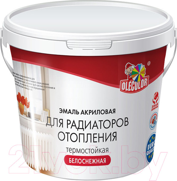 Изображение товара Эмаль Olecolor Для радиаторов отопления (500г, матовый)