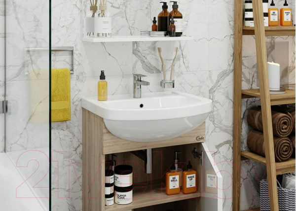 Изображение товара Комплект мебели для ванной Onika Эко 52 3в1 (105204)