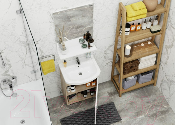 Изображение товара Комплект мебели для ванной Onika Эко 52 3в1 (105204)