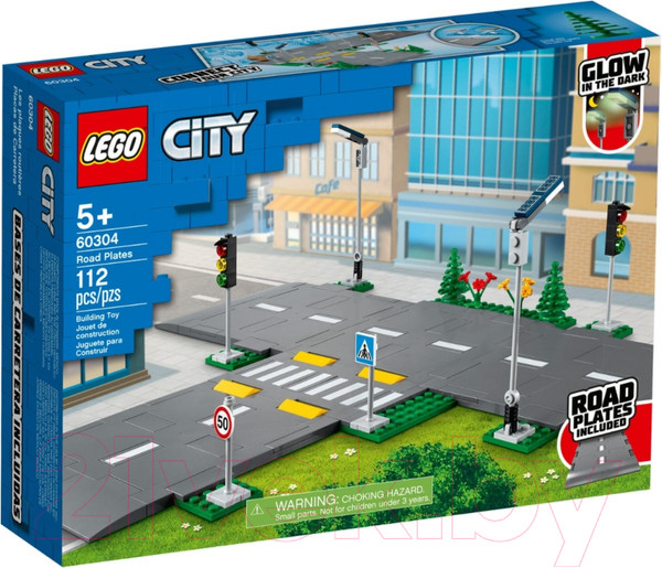 Изображение товара Конструктор Lego City Дорожные пластины / 60304
