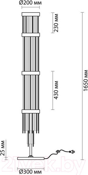 Изображение товара Торшер Odeon Light York 4788/12F