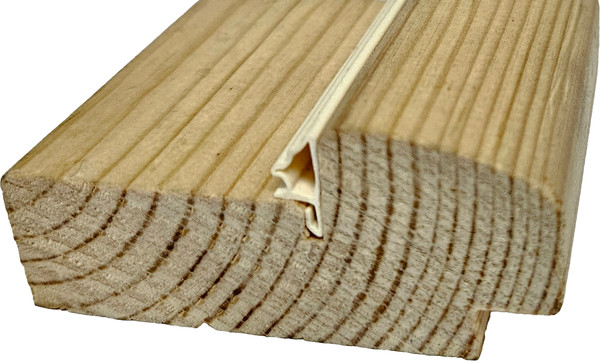 Изображение товара Брус Альфалес Дверной коробки с уплотнителем 35x75x2100