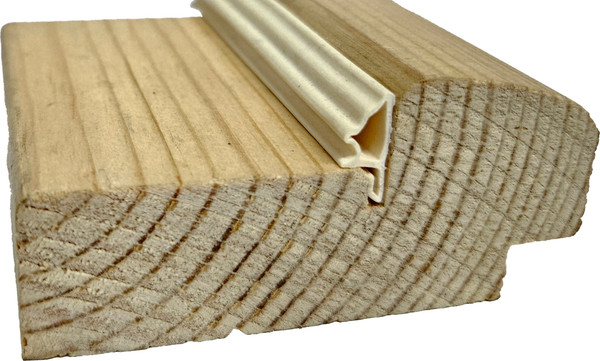 Изображение товара Брус Альфалес Дверной коробки с уплотнителем 35x75x2100