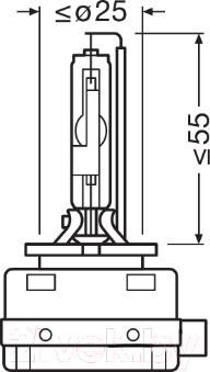 Изображение товара Автомобильная лампа Osram 66350