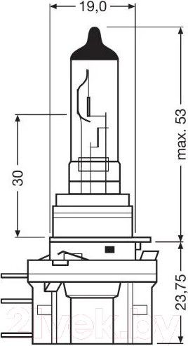 Изображение товара Автомобильная лампа Osram 64177