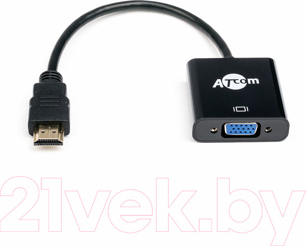 Изображение товара Кабель/переходник ATcom AT1013 HDMI - Vga (0.1м)