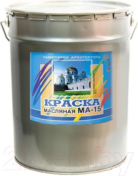 Изображение товара Краска Памятники Архитектуры МА-15 (25кг, синий)