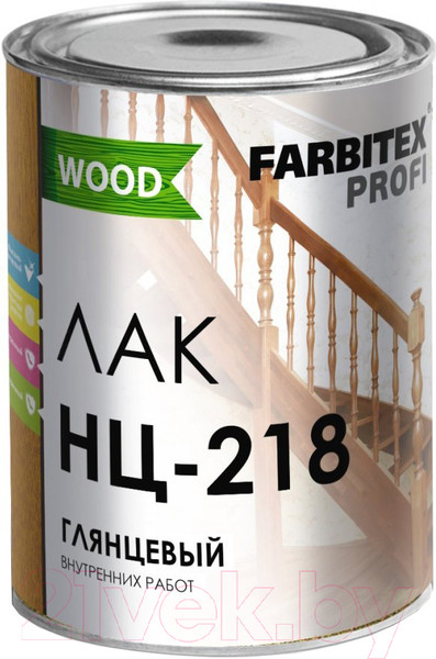 Изображение товара Лак Farbitex Profi Wood НЦ-218 (700г, глянцевый)