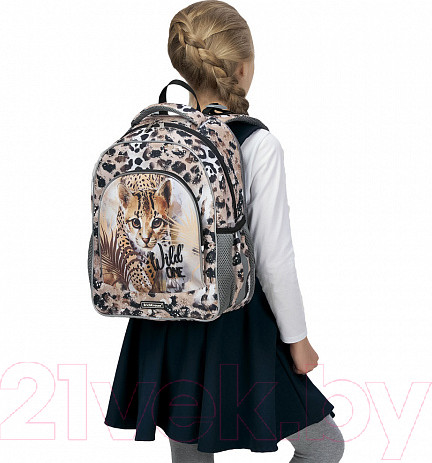 Изображение товара Школьный рюкзак Erich Krause ErgoLine 15L Wild Cat / 48459