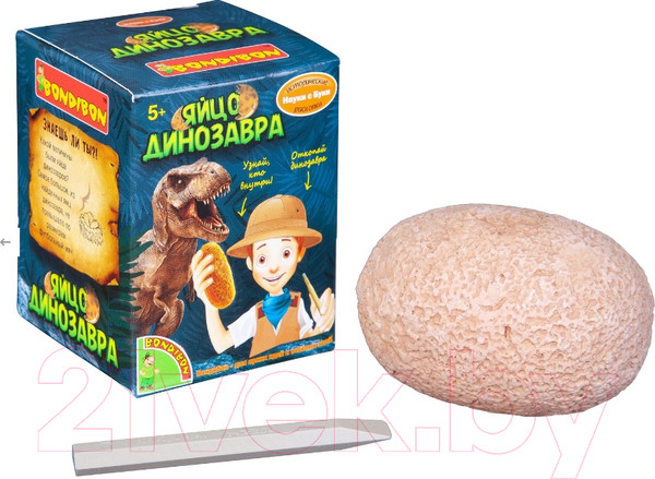 Изображение товара Набор для опытов Bondibon Исторические раскопки. Яйцо динозавра / ВВ4780