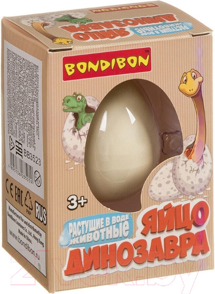 Изображение товара Набор для опытов Bondibon Яйцо Динозавра / ВВ3523