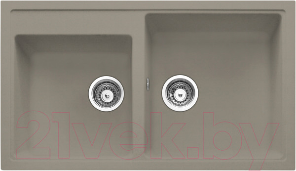 Изображение товара Мойка кухонная Longran Classic CLS860.500 20 (трюфель)