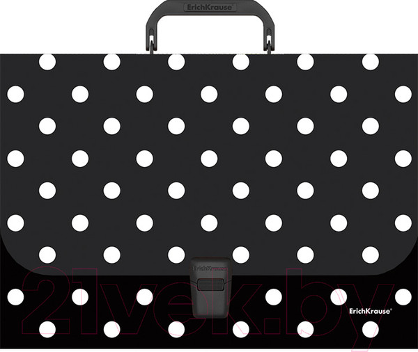 Изображение товара Папка-портфель Erich Krause Dots in Black / 52917