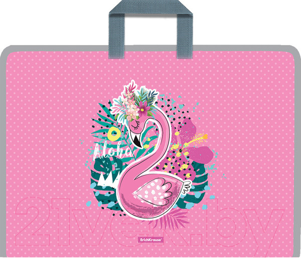 Изображение товара Папка-портфель Erich Krause Rose Flamingo / 52853
