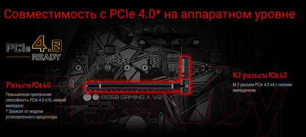 Изображение товара Материнская плата Gigabyte B550 Gaming X V2