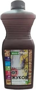 Изображение товара Антисептик для древесины Farbitex Profi Wood Защита от жуков концентрат 1:5 (1л)