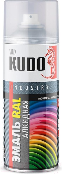 Изображение товара Эмаль Kudo Универсальная RAL 9010 / KU-09010 (520мл, белый)