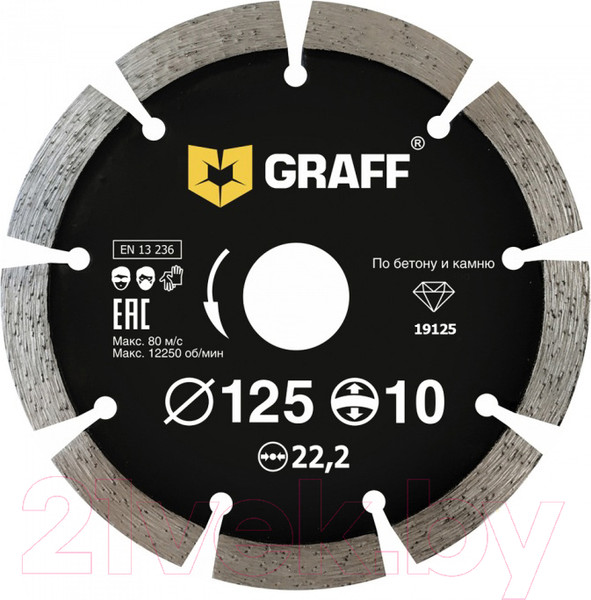 Изображение товара Отрезной диск алмазный GRAFF 19125
