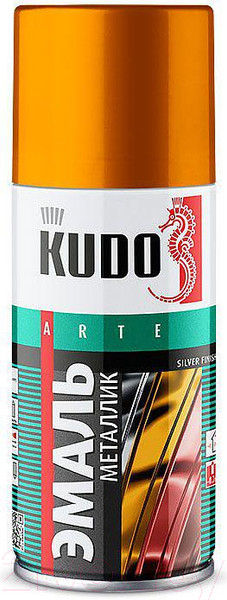 Изображение товара Эмаль Kudo Универсальная металлик / KU-1028.1 (210мл, золото)