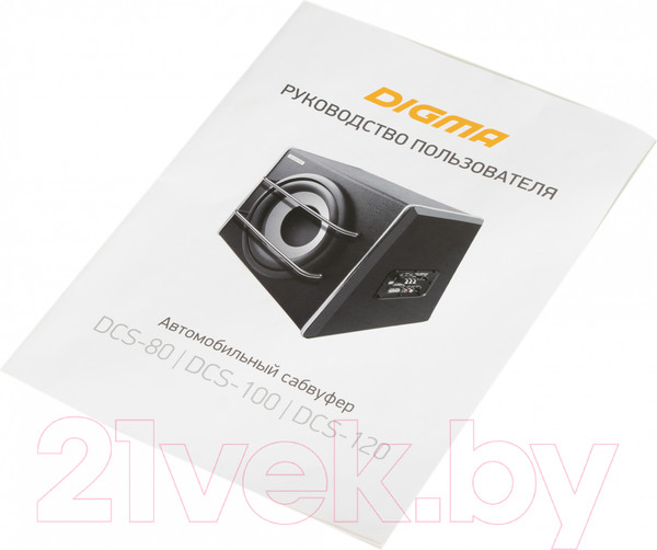 Изображение товара Корпусной активный сабвуфер Digma DCS-120