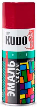 Изображение товара Эмаль Kudo Универсальная / KU-10045 (520мл, бордовый)