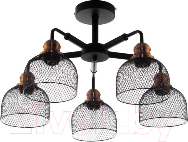 Изображение товара Люстра Aitin-Pro НПБ C1001/5 (черный/медь)