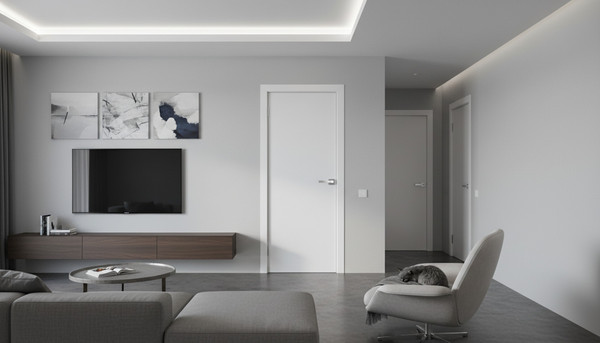 Изображение товара Дверь межкомнатная Юни Эмаль ПГ 00 60х200 (белый)