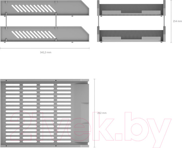 Изображение товара Лоток для бумаг Erich Krause Classic / 4613 (2шт)