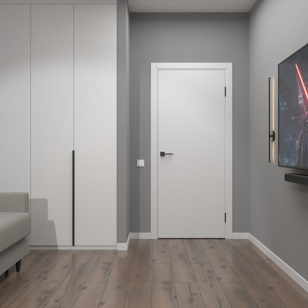 Изображение товара Дверь межкомнатная Юни Эмаль ПГ 00 80x200 (белый)