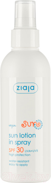 Изображение товара Лосьон солнцезащитный Ziaja Sun SPF30 (170мл)