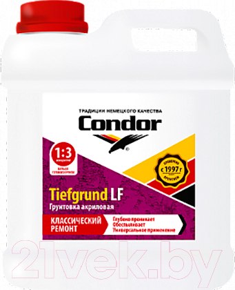 Изображение товара Грунтовка CONDOR Tiefgrund LF (10кг)
