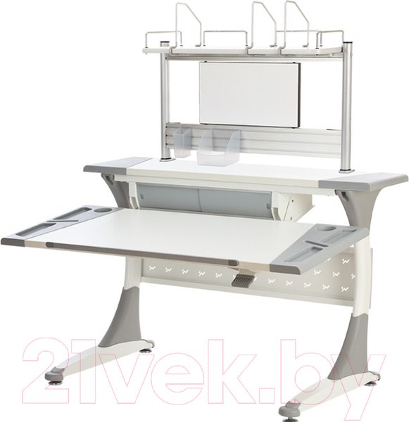 Изображение товара Надстройка для стола Comf-Pro Smart S-Shelf (белый дуб)