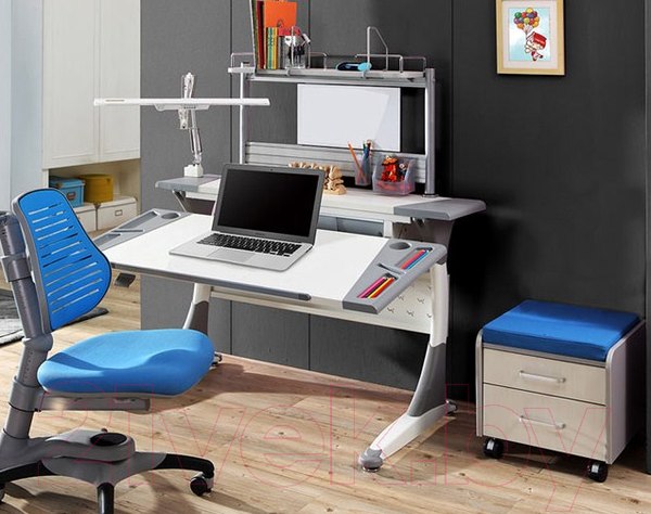 Изображение товара Надстройка для стола Comf-Pro Smart S-Shelf (белый дуб)