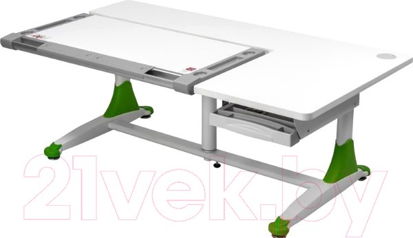 Изображение товара Парта Comf-Pro King Desk (белый/зеленый)