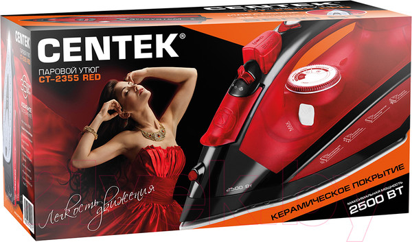 Изображение товара Утюг Centek CT-2355 (красный)