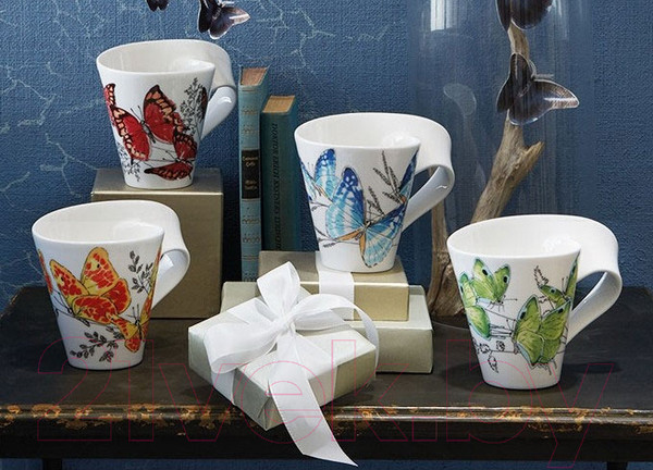 Изображение товара Кружка Villeroy & Boch NewWave Caffe Animals of the World / 10-4192-9100 (Morpho Cypris)