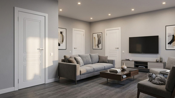 Изображение товара Дверь межкомнатная Юни Эмаль ПГ 01 70x200 (белый)