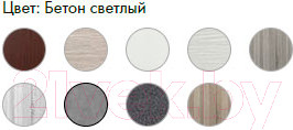 Изображение товара Добор Stark 150 телескопический (бетон светлый)